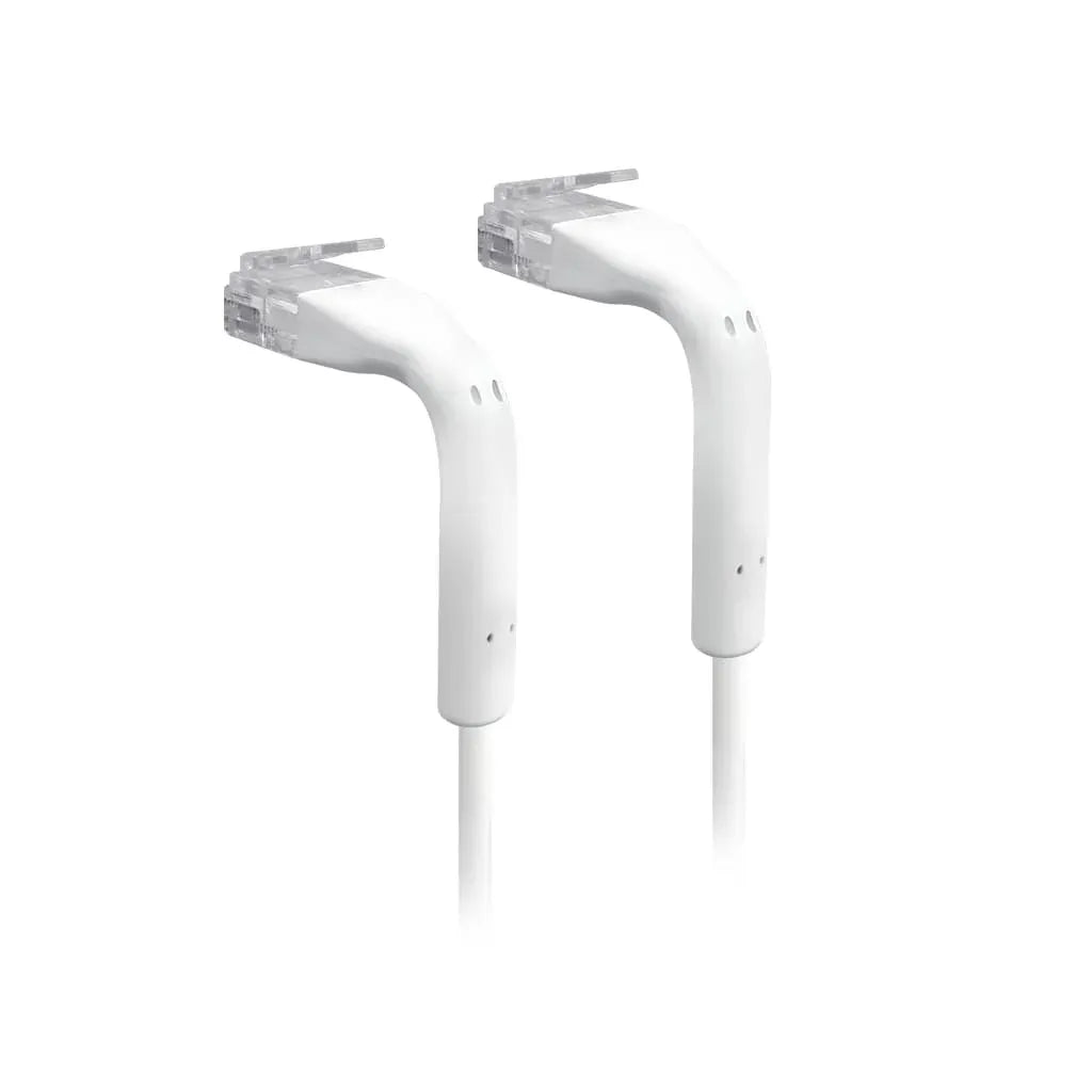 Ubiquiti UniFi Patch Cable, Length 0.3m, White, Ultra-Thin Patch Cable With GbE Support And Flexible, Bendable Boots For Enhanced Installati.