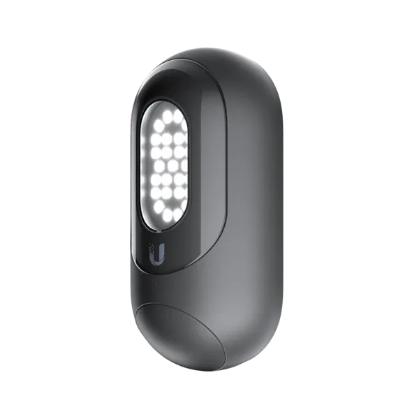 Ubiquiti UniFi Smart Flood Light, Unifi Protect Ready, Long Distance Motion Sensor, 550 Lumens, IPX5 Waterproof Housing, PoE (802.3 af)