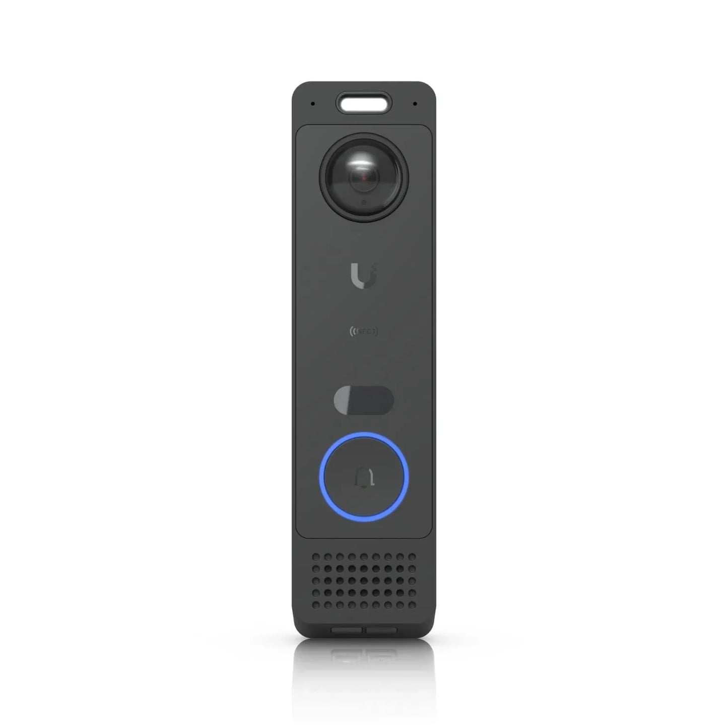 Ubiquiti G6 Entry, All-Weather, PoE+ Doorbell, Enhanced AI Detections, Two-Way Audio, Secondary Package Camera, Integrated Access Reader Capabilities.