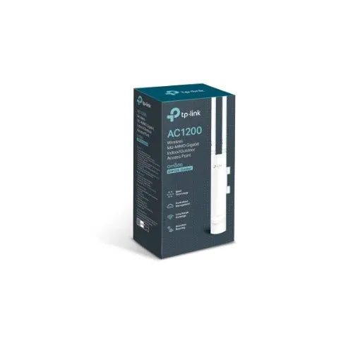 TP-Link EAP225-Outdoor Omada AC1200 1200Mbps Wireless MU-MIMO Gigabit Indoor/Outdoor Access Point Passive PoE Weatherproof High Gain Long Range Ant.