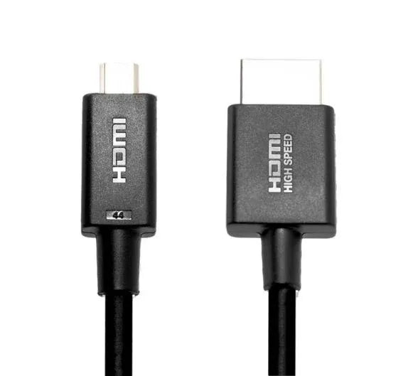 Oxhorn HDMI to Micro HDMI Cable 1.8m - 1.4v 19 (+1) pins A Male to D Male 34AWG, 100% copper wire, OD4.2mm RoHS