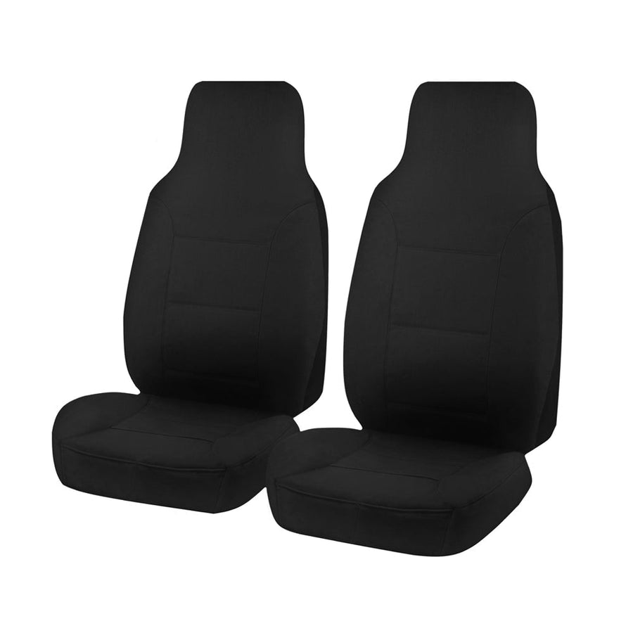 Seat Covers for TOYOTA HI ACE TRH-KDH SERIES 03/2005 - 01/2019 LWB SINGLE / CREW CAB / COMMUTER BUS FRONT 2X HIGH BUCKET