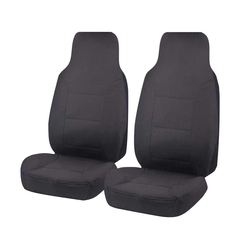 Seat Covers for TOYOTA HI ACE TRH-KDH SERIES 03/2005 - 01/2019 LWB SINGLE / CREW CAB / COMMUTER BUS FRONT 2X HIGH BUCKET