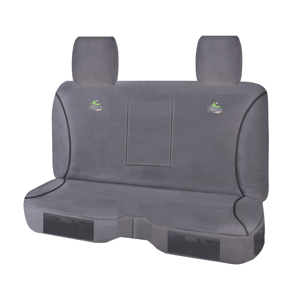 Seat Covers for FORD RANGER PJ-PK SERIES 12/2006 ? 11/2011 SINGLE CAB CHASSIS FRONT BENCH WITH A/REST CHARCOAL TRAILBLAZ