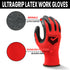 24Pcs Work Gloves Latex Coated General Purpose Hand Protection Garden Mechanic-Small