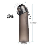 0 Sugar 0 Calorie Scented Water Bottle Matte Black