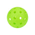 15-Pack 74mm Green Pickleballs 40-Holes