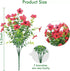 7 Heads 35 Mesh Eucalyptus Violet Red 21 Bunches