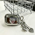 AirPods Pro Textured Silver Heart Electroplated Case + 3 Heart Charms