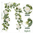Artificial Eucalyptus Vine white