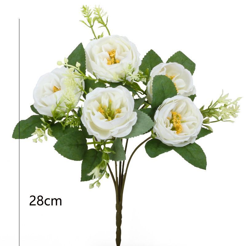 Artificial-flower-5-white-peony-flowers-in-a-bunch