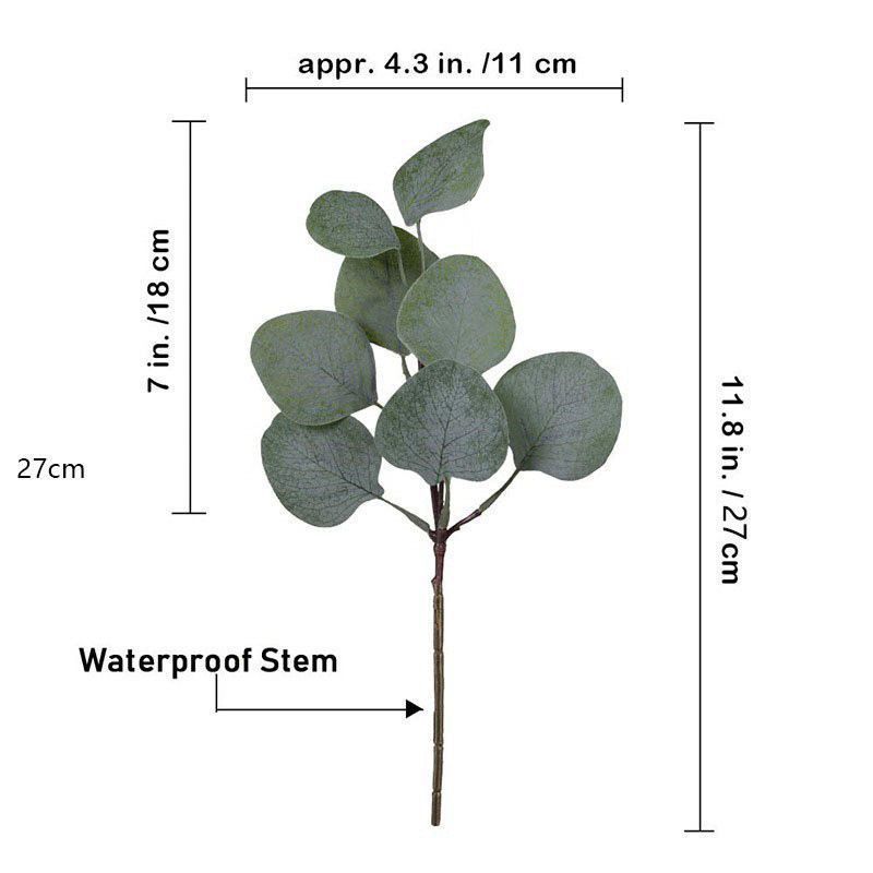 Artificial-flower-Eucalyptus-glue-1stem-27cm-8leaves