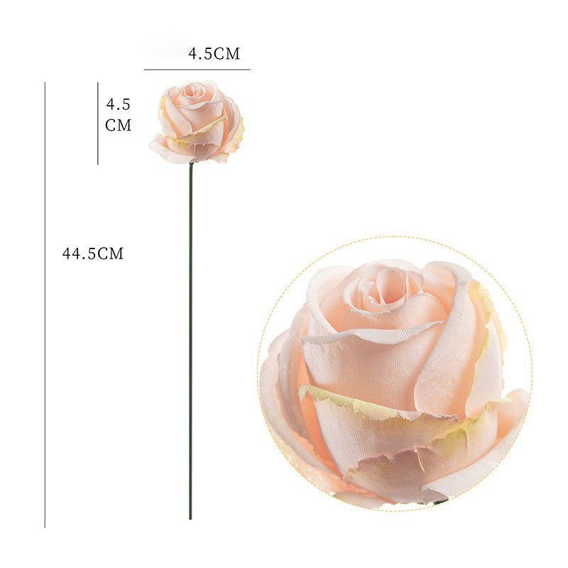 Artificial-flower-Rose-scented-champagne-colored-1piece-44cm