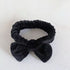 Autumn/Winter Plush Bow Headband Black