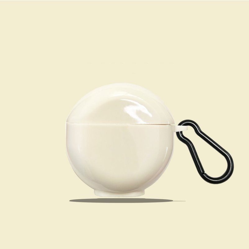 Beige headphone cover + hook AirPods Pro