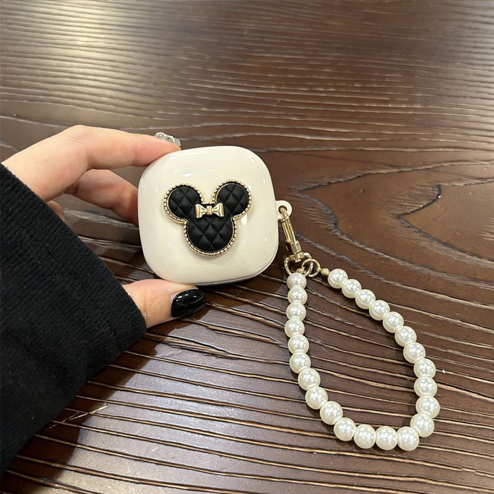 Black Mini [Beige Shell] + Pearl Bracelet AirPods Pro