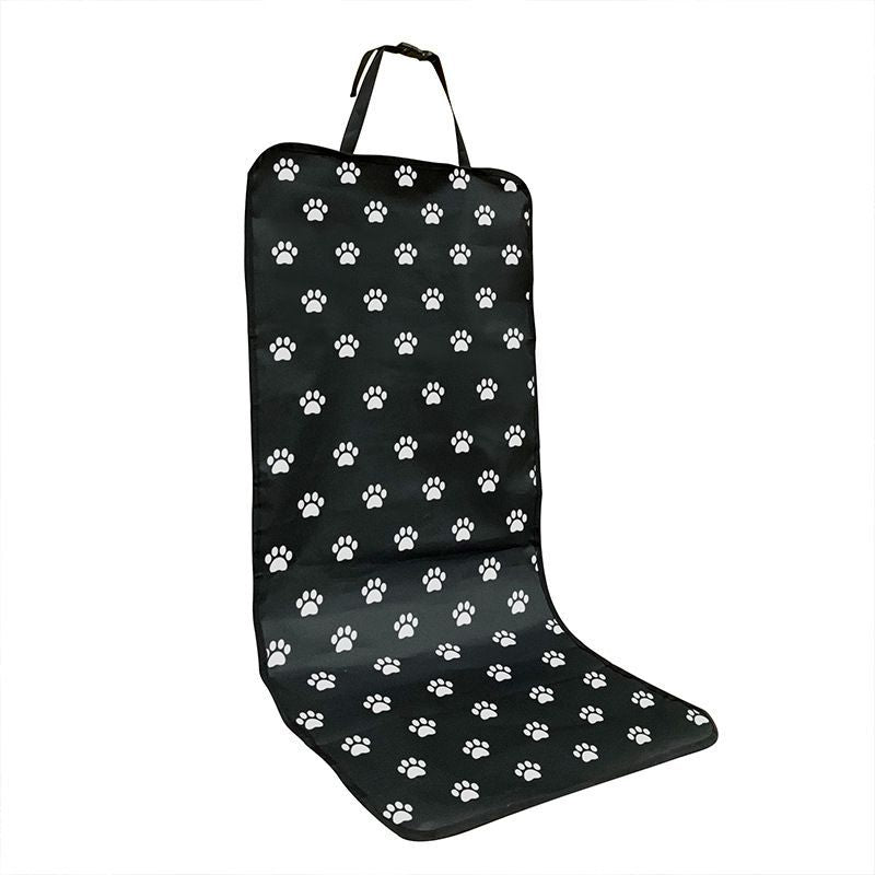 PetBlackPawPrintCarMat