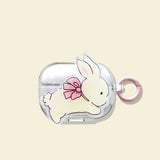Bow Pattern + Round Ring Apple Airpods1 2