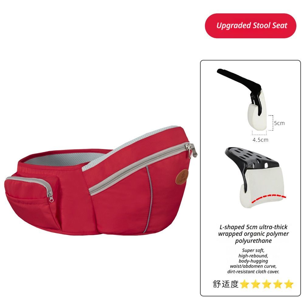 BrightRed(SeatCushionUpgradedwith5cmL-ShapedFoam)
