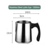 StainlessSteelCoffeeLatteArtCup1000ml-ModelB
