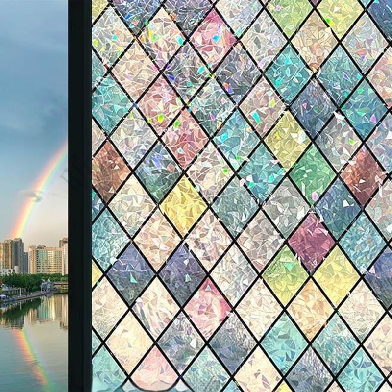Coloured crystal grid 90*100cm