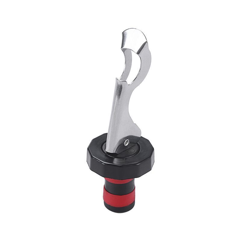 StainlessSteelWineOpenerandCorkscrew-Redandblack