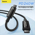 Baseus Data cable CtoC 240w 1m-Black