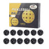 Durable Black Pickleballs 40-Holes 12-Pack (Color Box)
