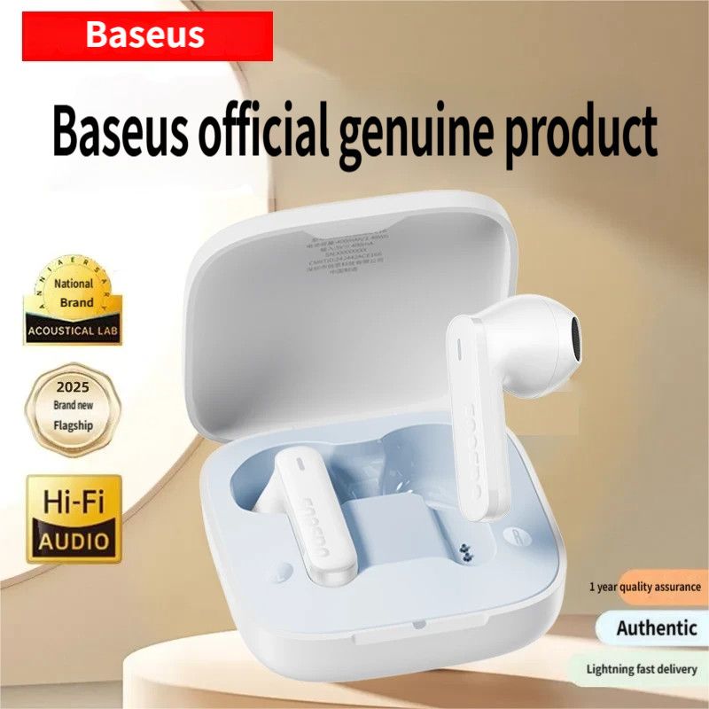 Baseus E16 Bluetooth headset-White