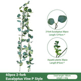 Eucalyptus Aquatic Vine - 60 Heads 2 Forks - P