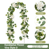 Eucalyptus with Flowers - C