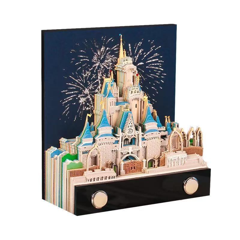 Fairy Tale Castle Night Edition English With Lights