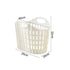 Fold the dirty clothes basket-small white
