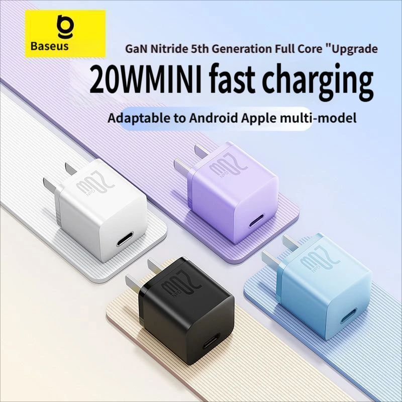 Baseus GaN5 Fast charging charger mini 1C 20W-Black