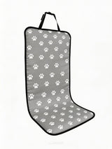 PetGrayPawPrintCarMat