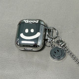 Laser Engraved Smiley + Matching Keychain Apple AirPods 3