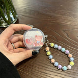 Love Heart Bear Clear Case + Colorful Bracelet