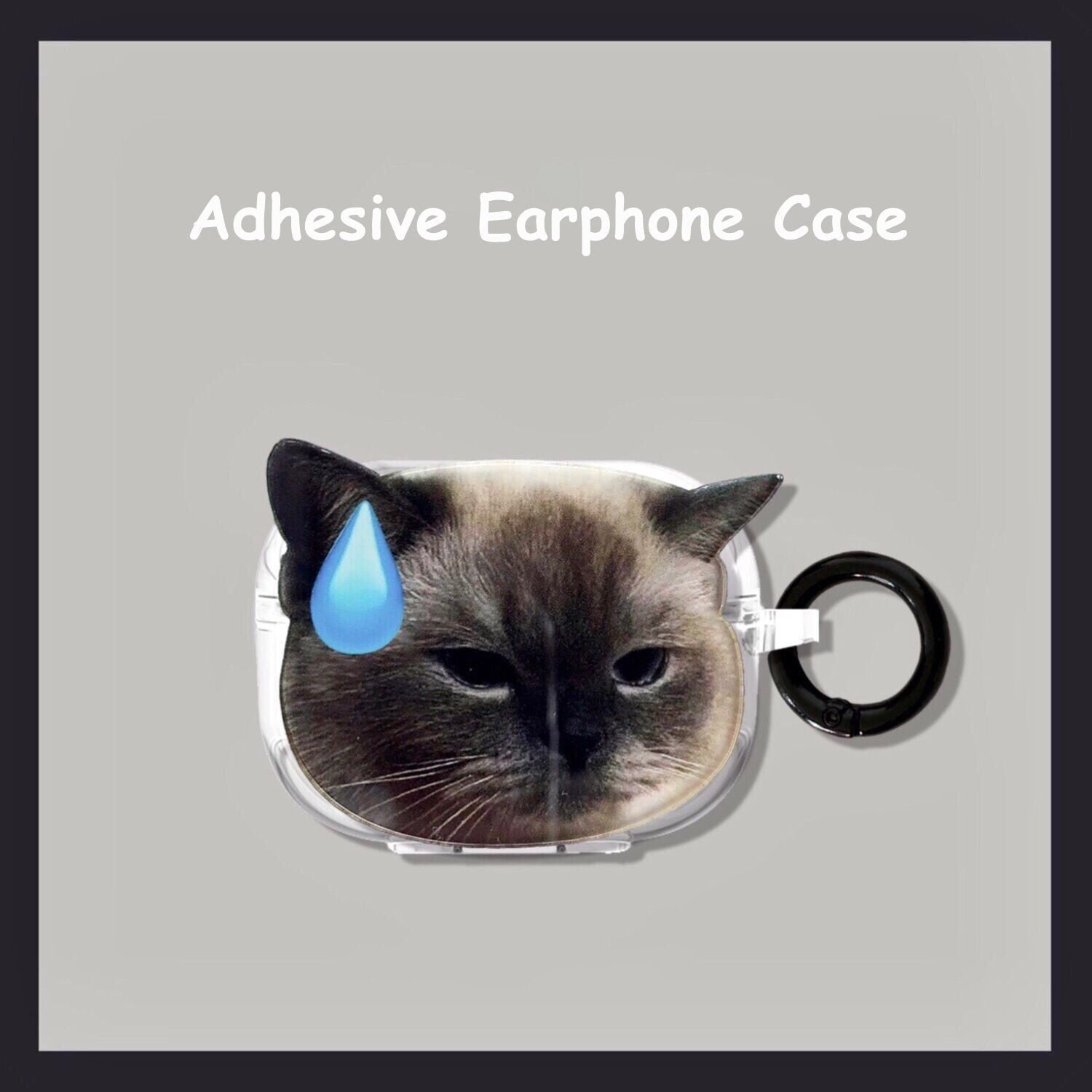 mute cat + Round Ring Apple AirPods Pro