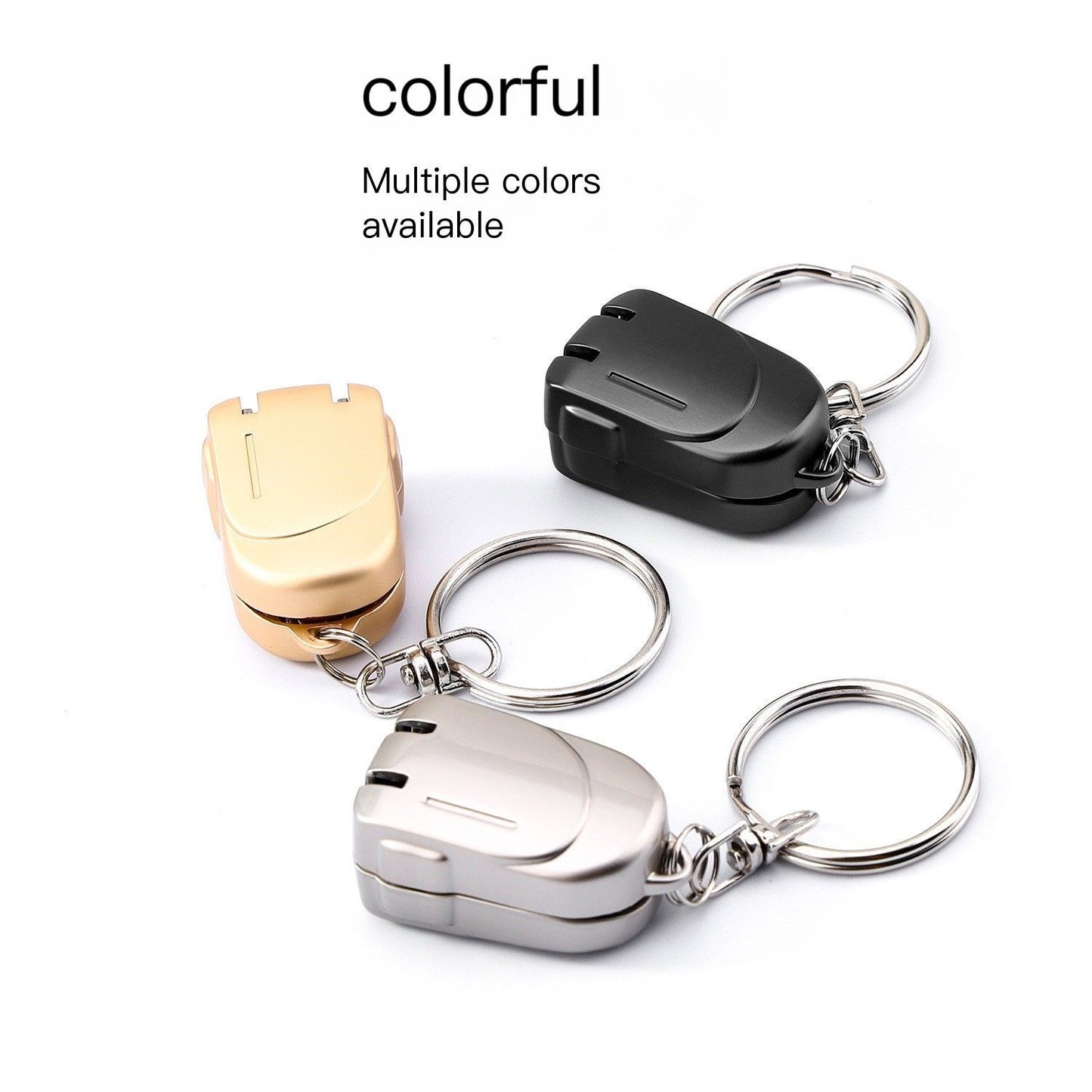 So he carried folding nail clippers-Silver Mini cat