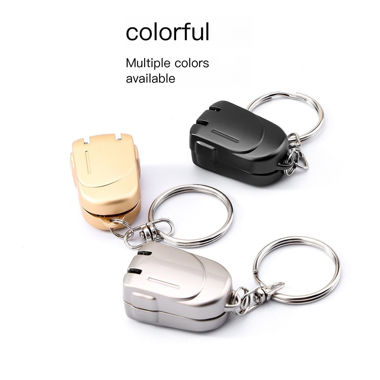 So he carried folding nail clippers-Silver Mini cat