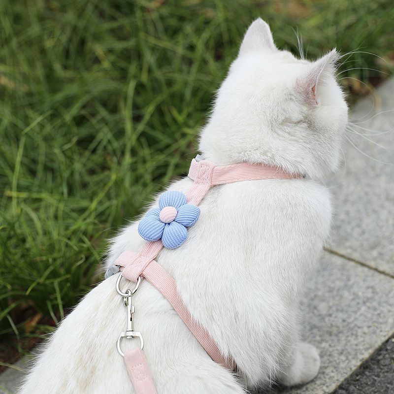 Pet Harness-pink+1.8m Leash+Size M