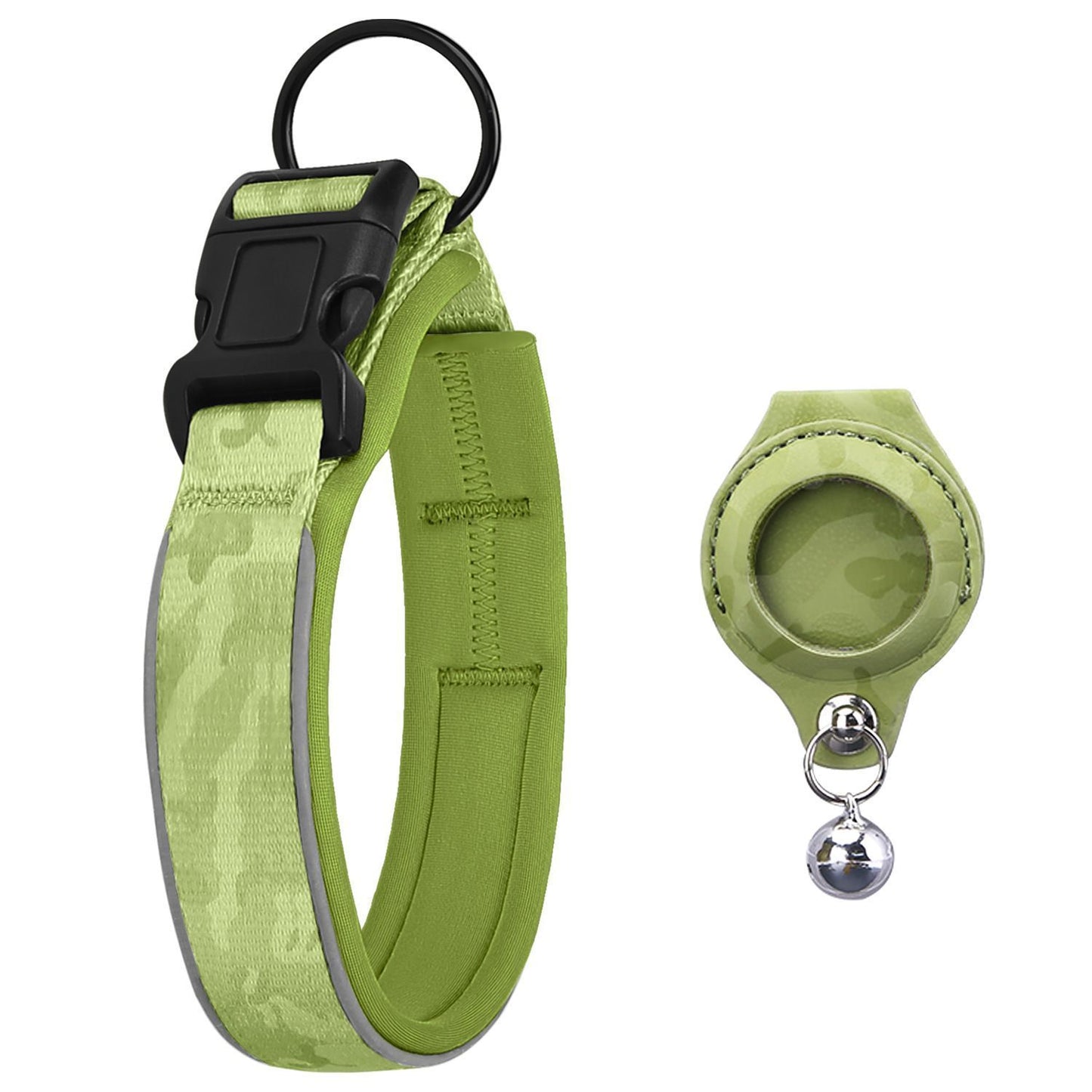 Pet positioning collar-Camo Green 1Pair1-M-without locator