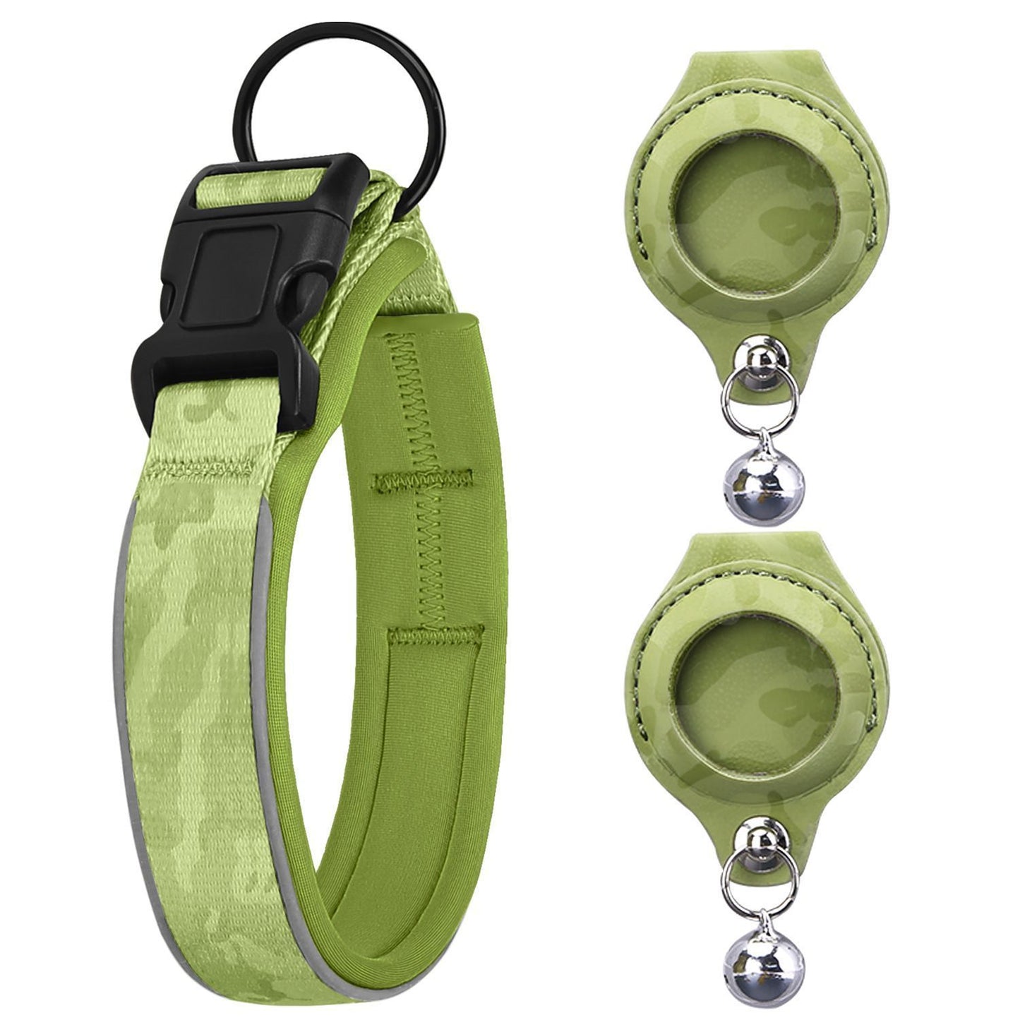 Pet positioning collar-Camo Green 1Pair2-S-without locator