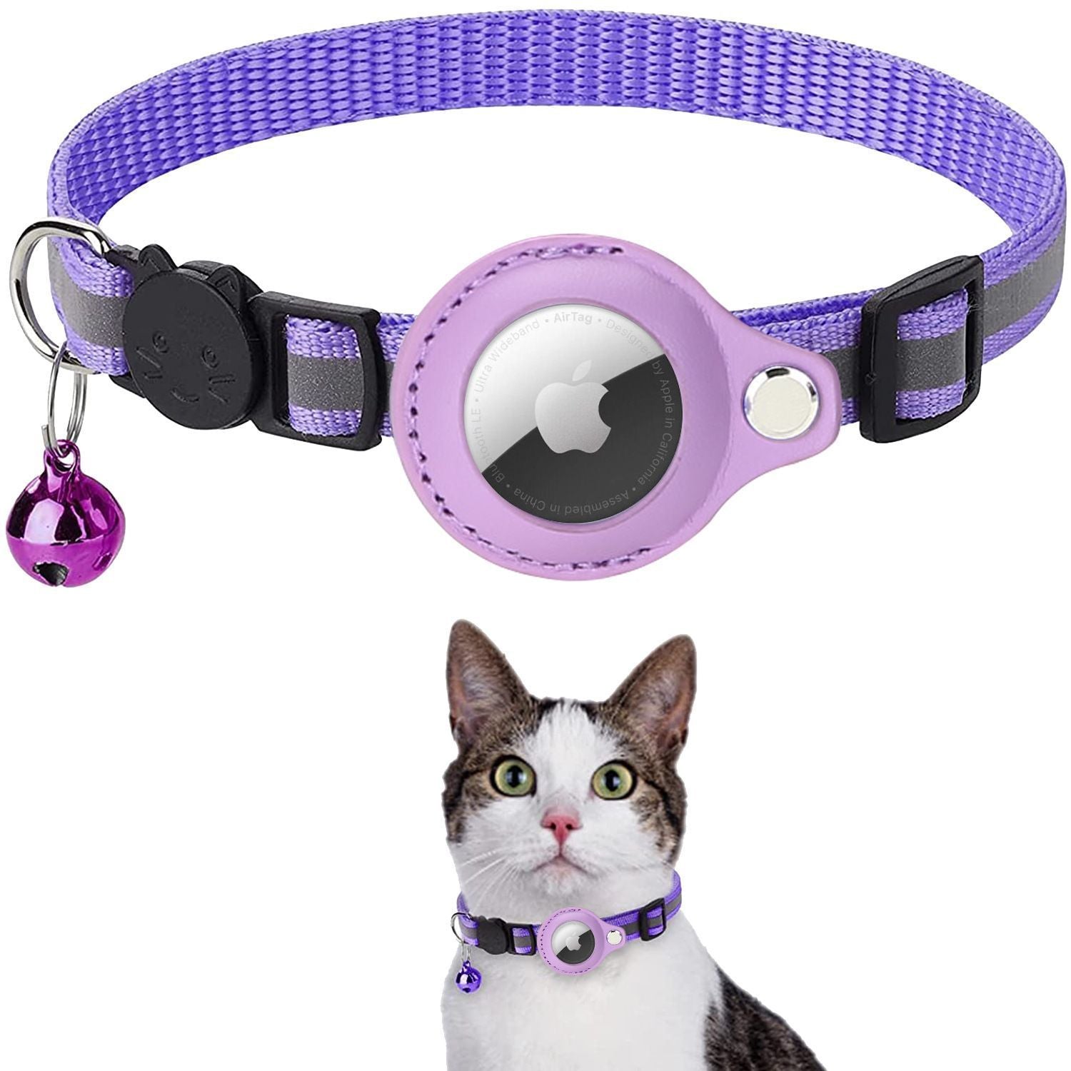 Pet positioning neck collar-Purple