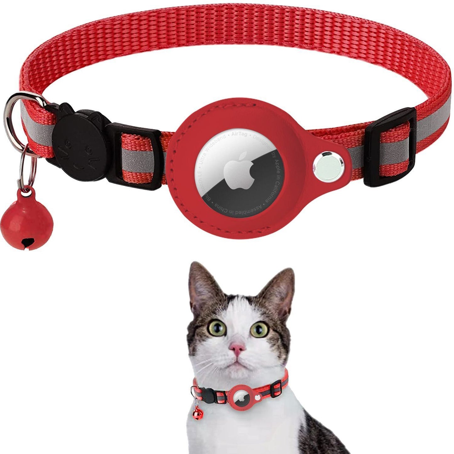 Pet positioning neck collar-Red