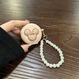 Pink Mini [Pink Shell] + Pearl Bracelet AirPods 3