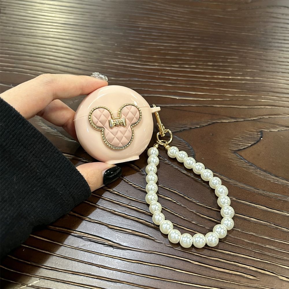 Pink Mini [Pink Shell] + Pearl Bracelet AirPods Pro 2