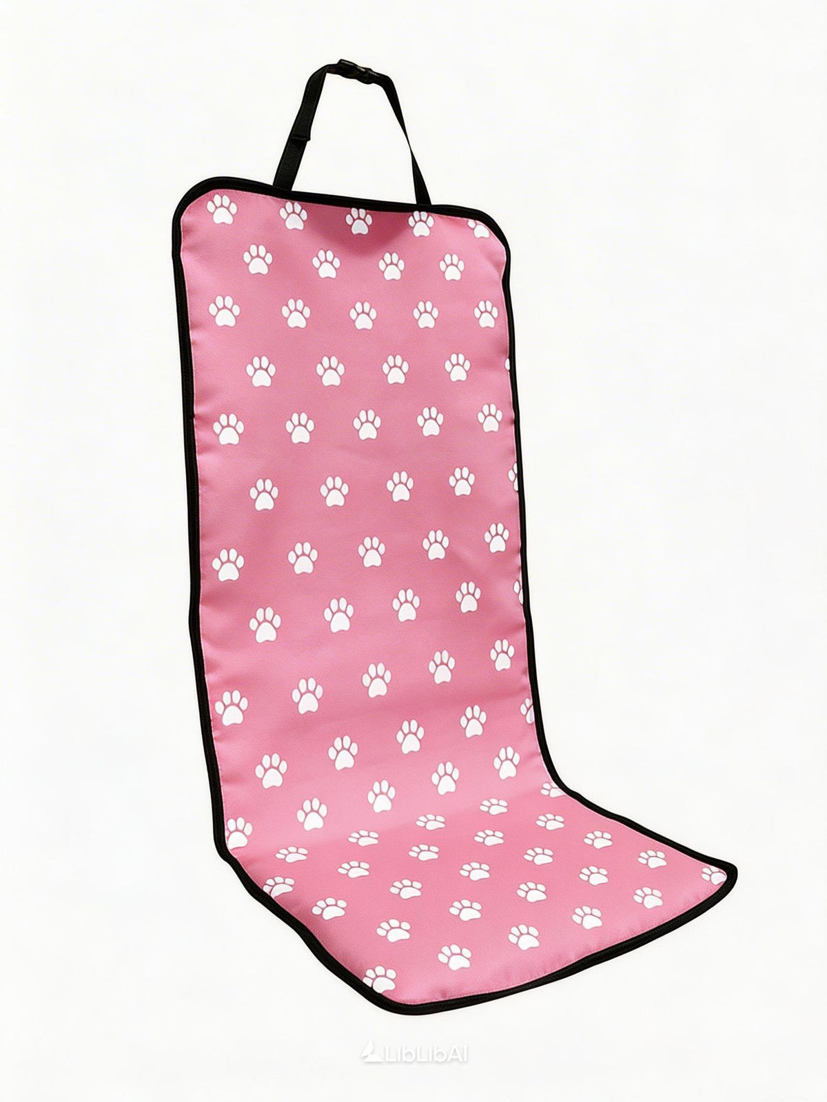 PetPinkPawPrintCarMat