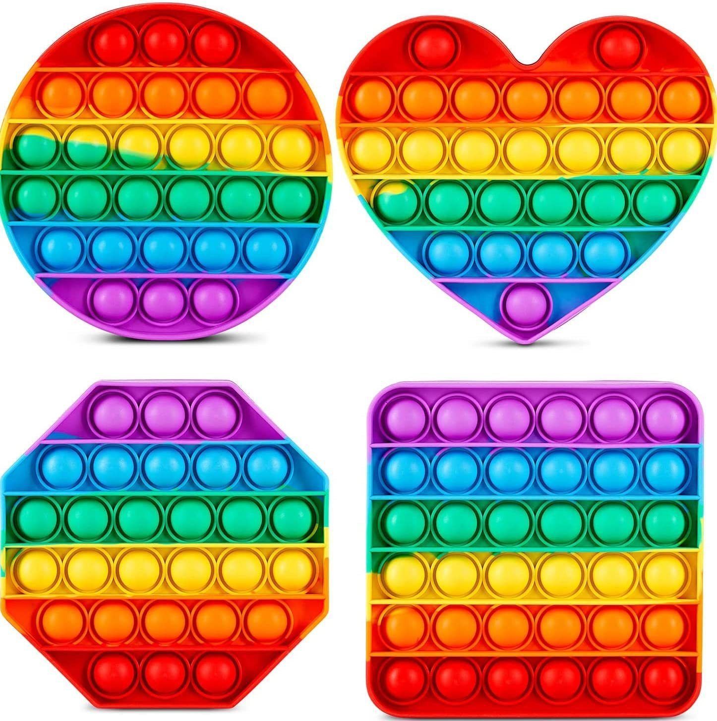 Puzzle Finger Bubble Fun Toy-Heart-shaped