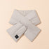 Rechargeable Thickened Heated Scarf Light Gray